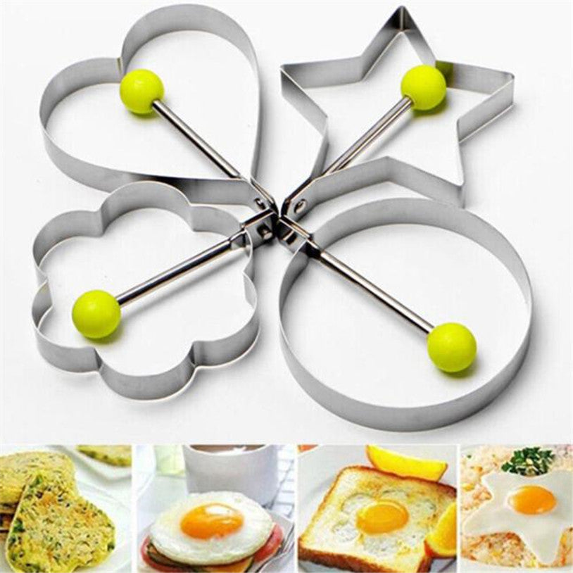 Cooking Tool Kitchen Tool Fried Egg Shaper Round Fried Egg Maker Stainless  Steel